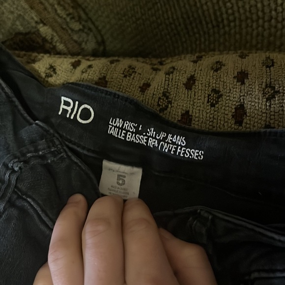 Black low rise jeans - Picture 2 of 2